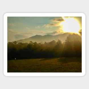 Sunrise in the Smoky Mountains Sticker